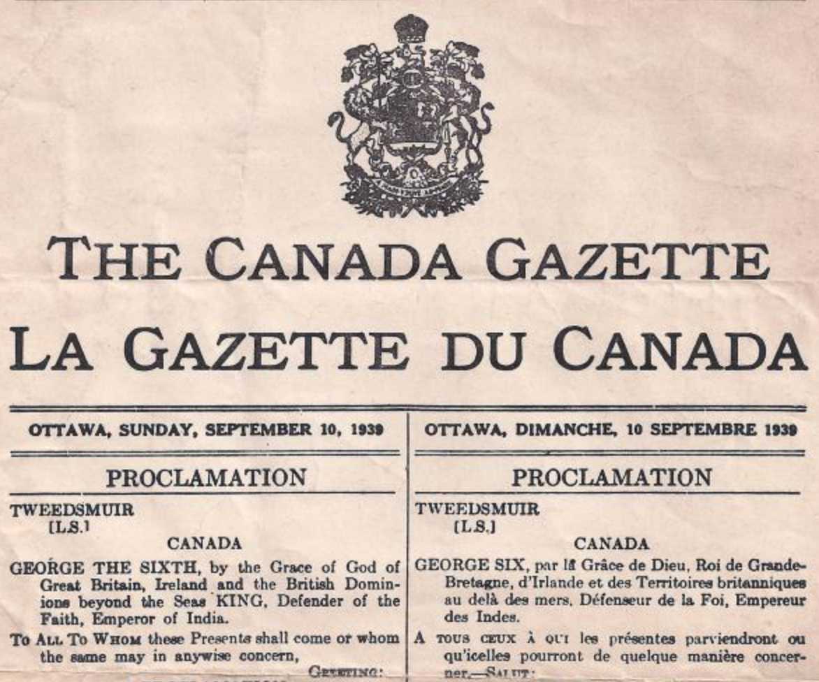 War Declaration Document